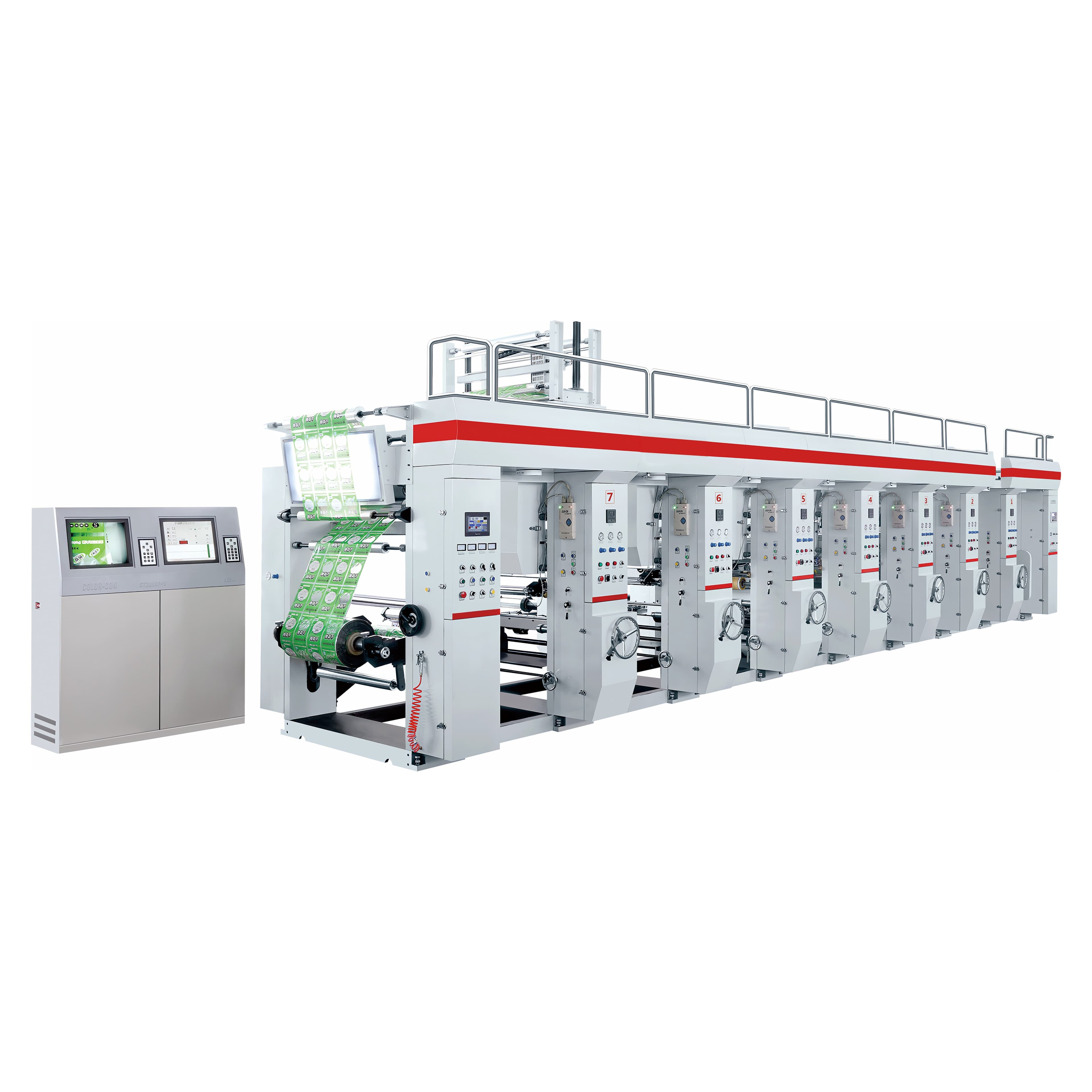 Economic Medium Speed Computerized Rotogravure Printing Machine