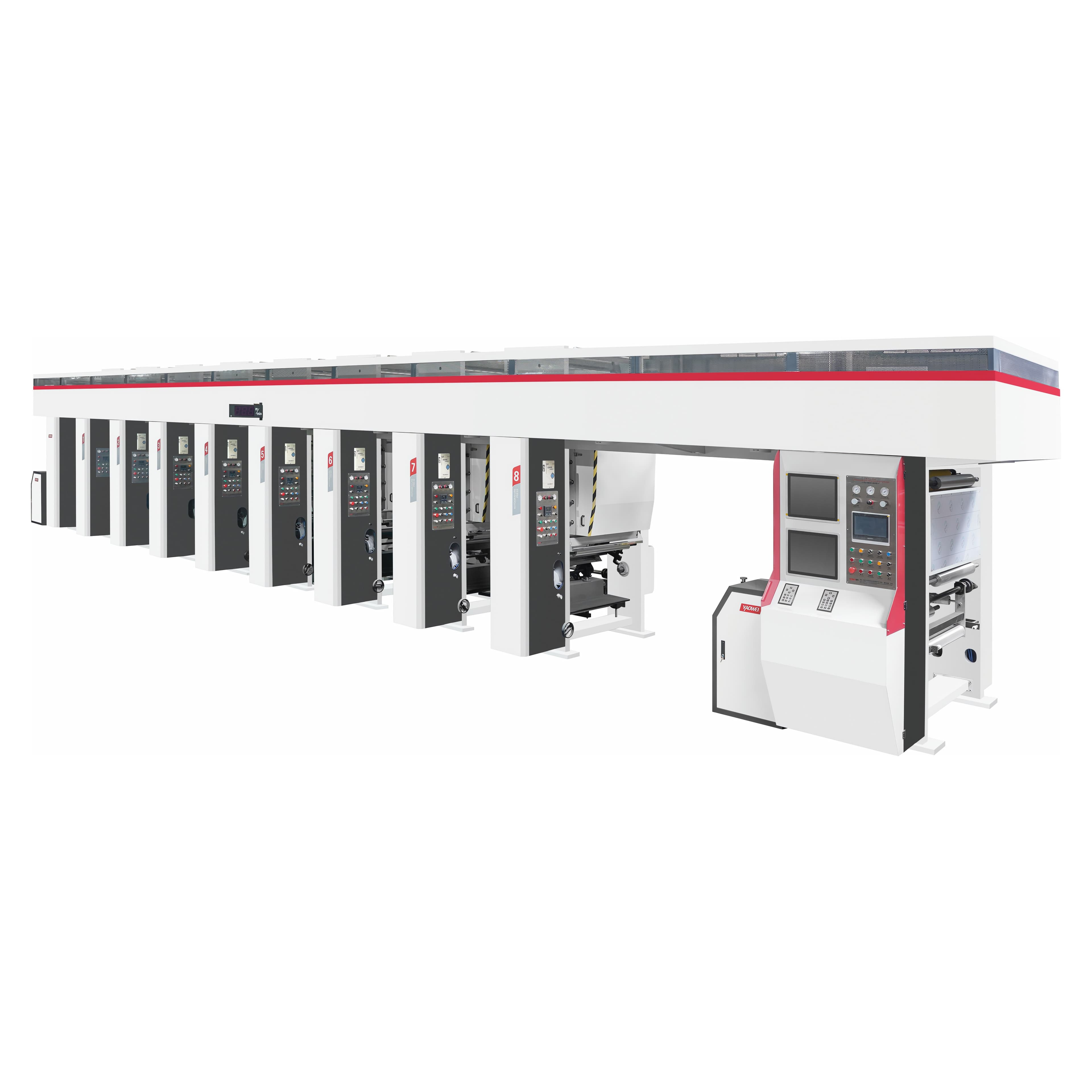 7 Servo Motor High Speed Rotogravure Printing Machine